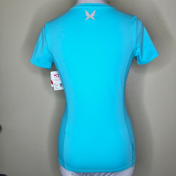 NWT Kari Traa Myrbla Tee SMALL Blue Training Running Hiking Athletic Workout Gym - Picture 3 of 10